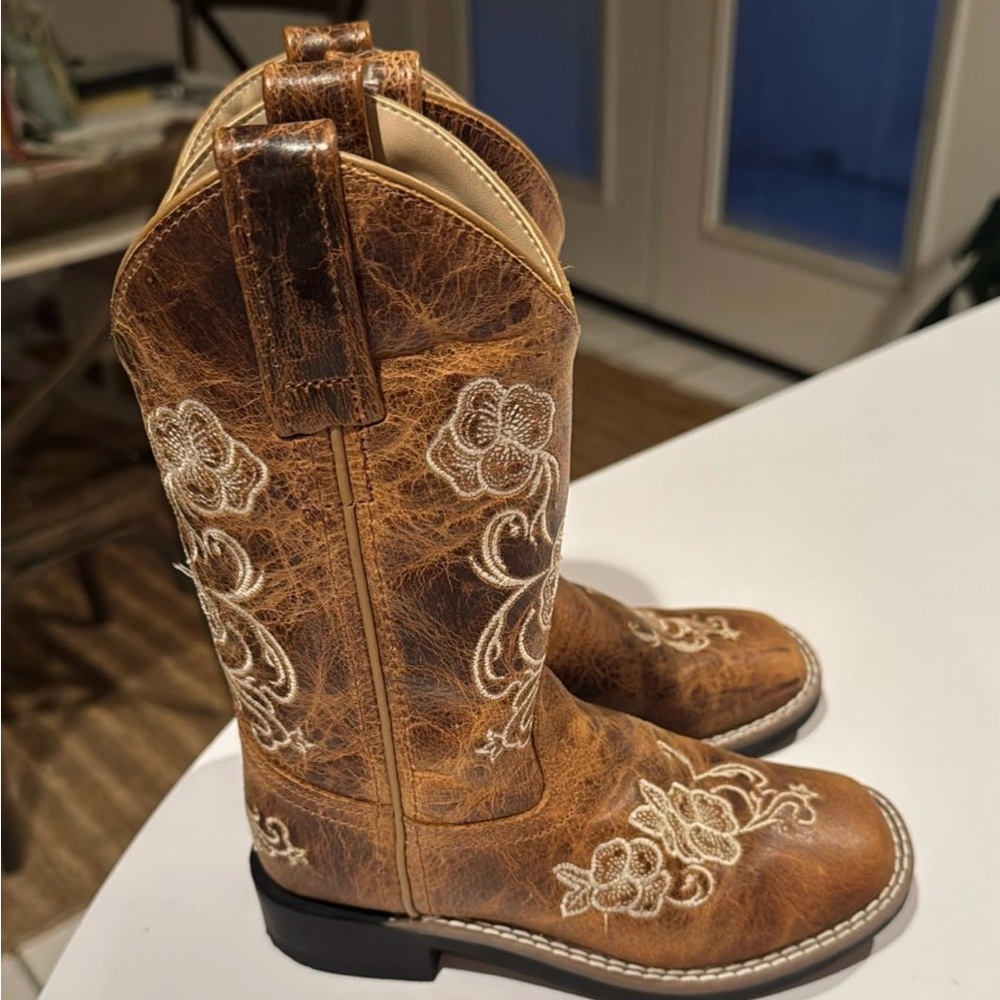 Kids' Leather Western / Cowboy Boots Sz 12.0